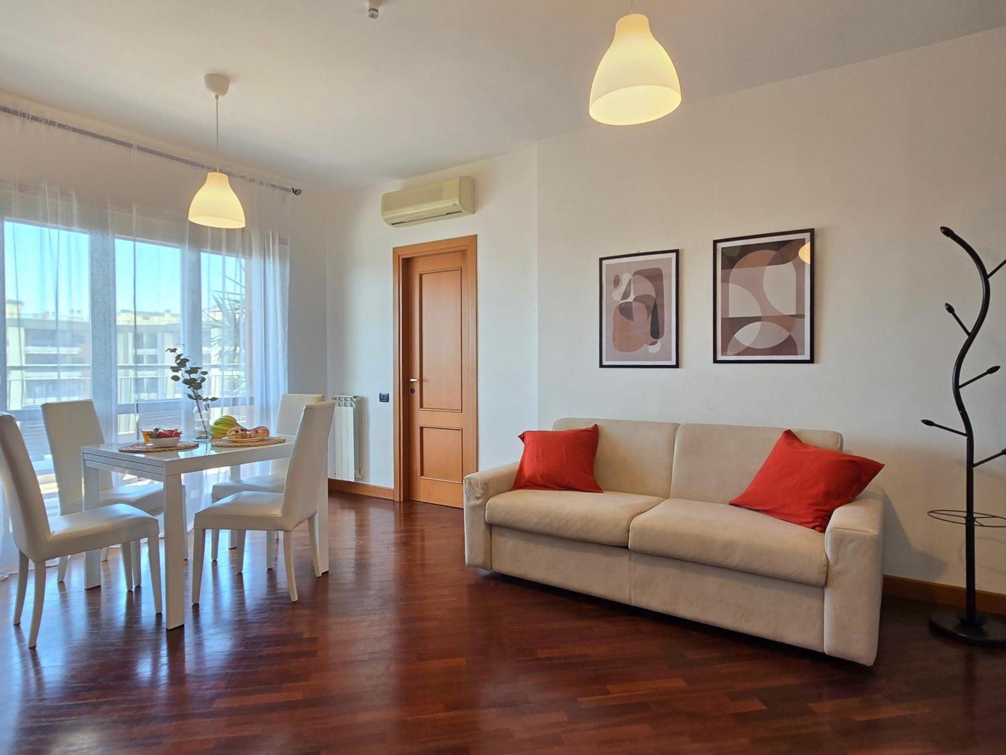 Golden Hour Apartment - Panoramic Terrace Fiumicino Exterior foto