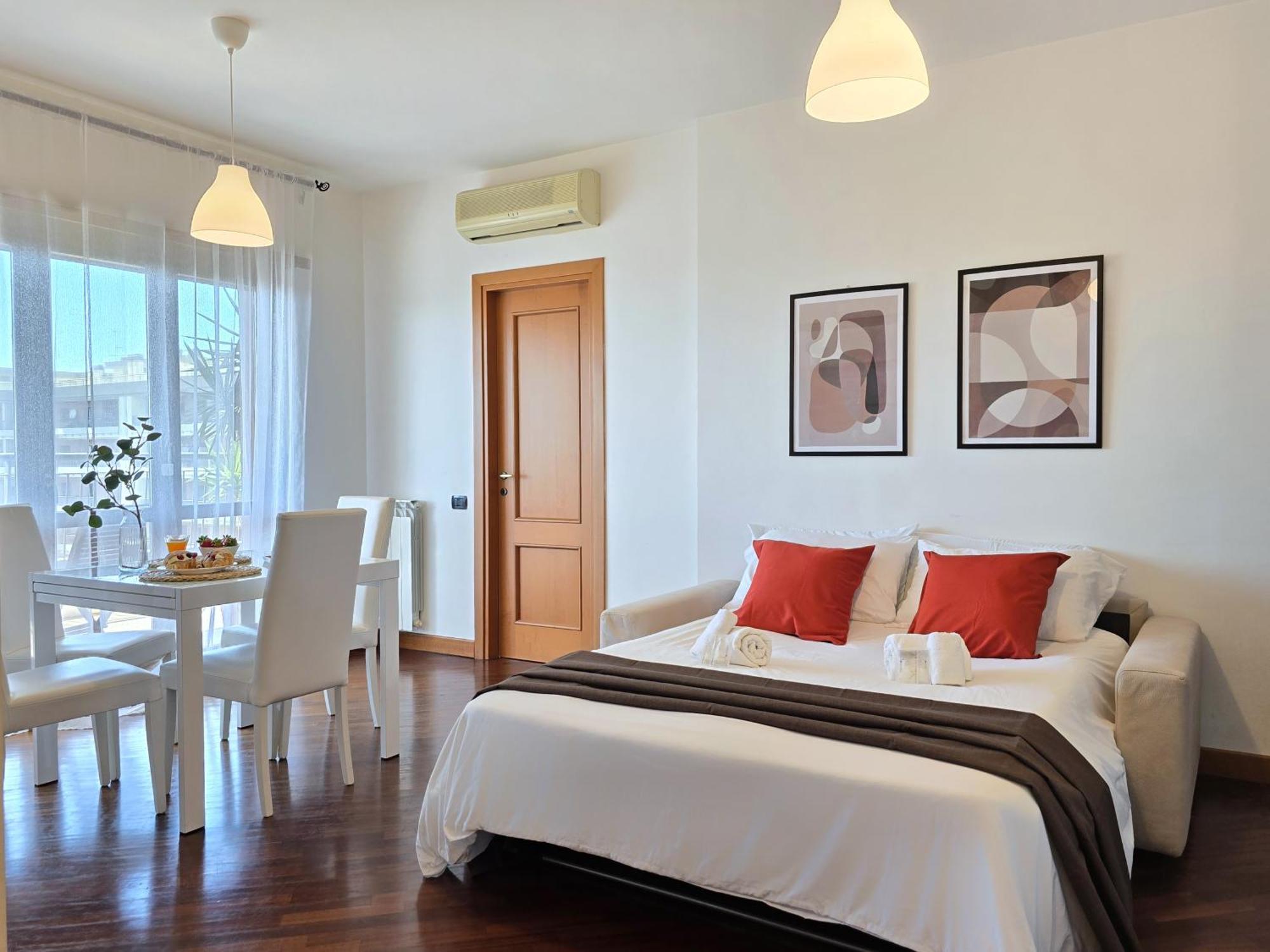 Golden Hour Apartment - Panoramic Terrace Fiumicino Exterior foto