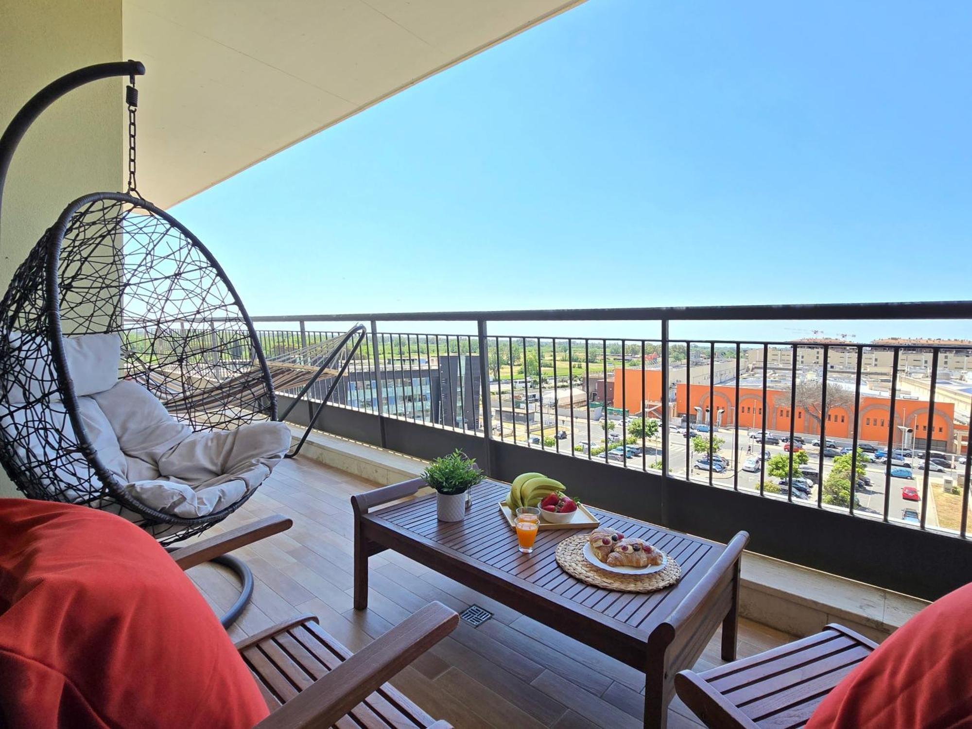 Golden Hour Apartment - Panoramic Terrace Fiumicino Exterior foto